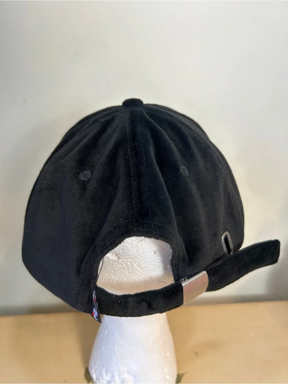 FILA Black Velvet Unisex Baseball Hat Tag photo
